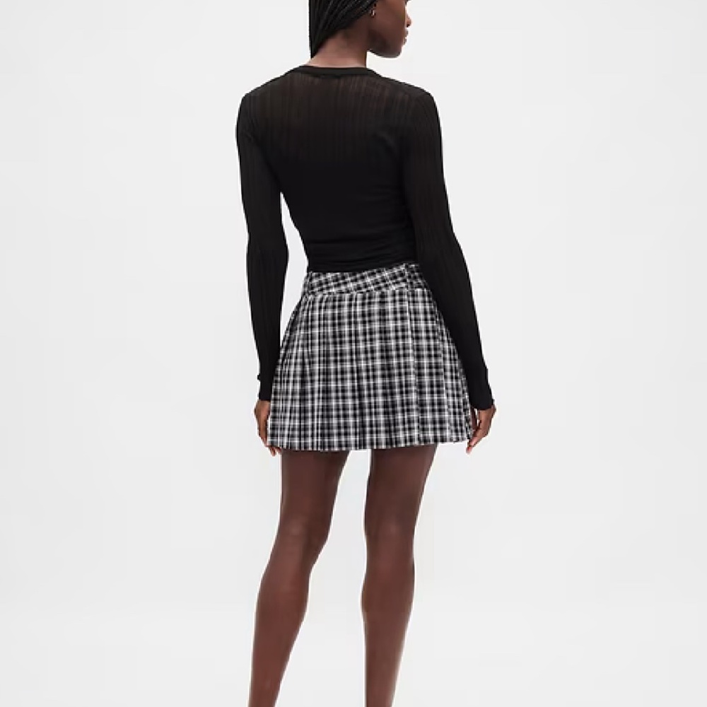 Pleated Mini Skort - image 2